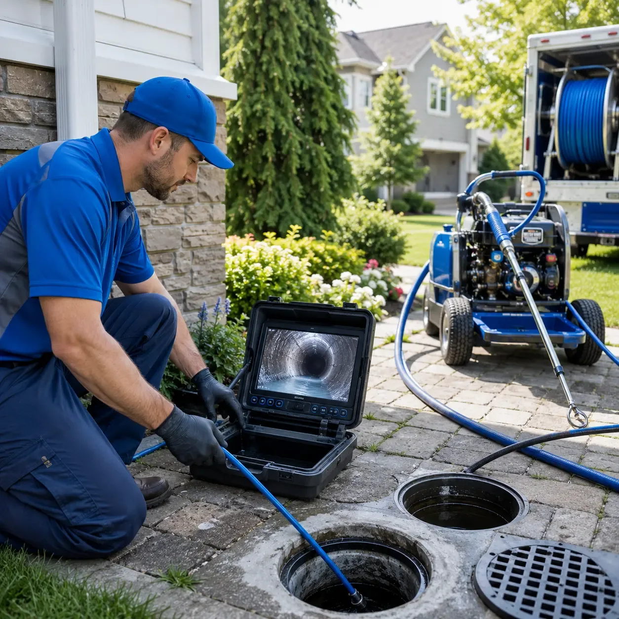Outdoor drain cleaning professionals serving West Brooklyn, IL